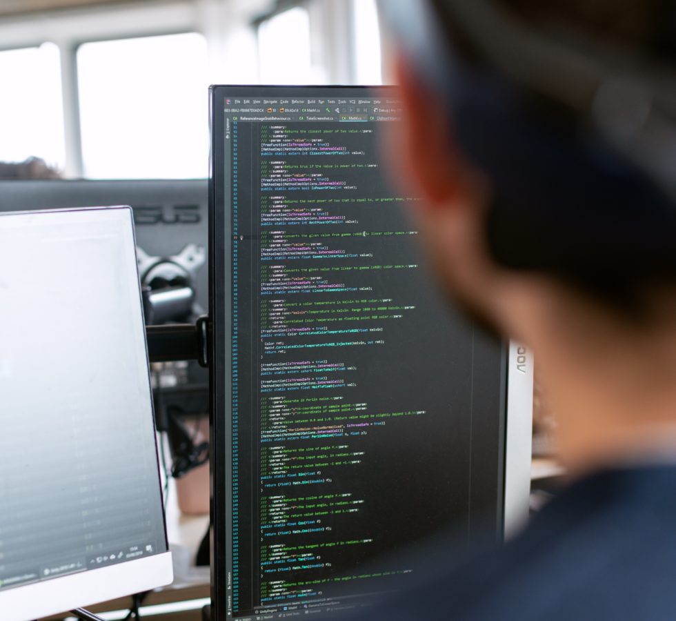 Person coding